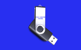Pendrive Mockup PSD Template Design 25
