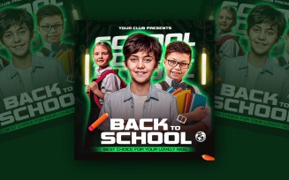 School Days Promo Social Media Template Kit