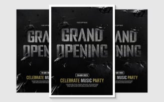 The Grand Opening Creative Poster Template