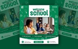 Time for School Social Media Template