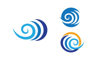 Water wave liquid vector Logo illustration design V1.240