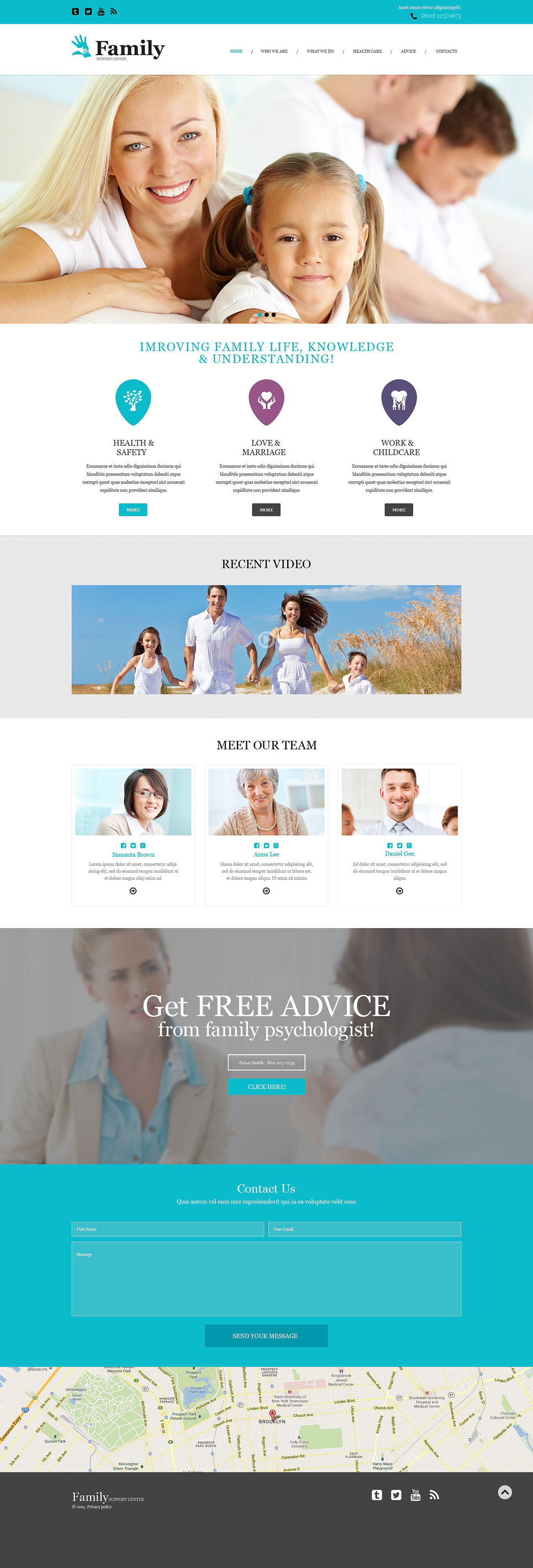 Family Muse Template New Screenshots BIG