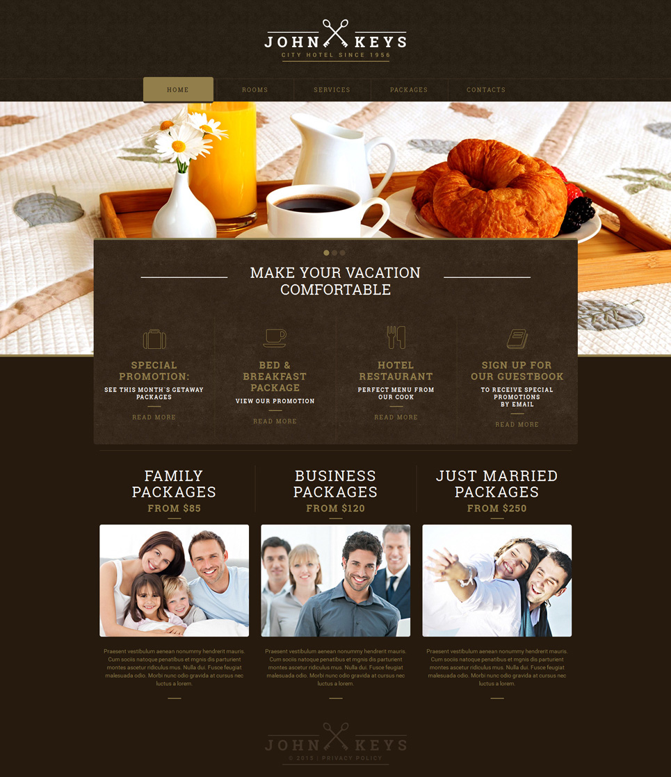 Hotels Responsive Website Template New Screenshots BIG