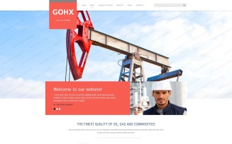 Industrial Business Website Template
