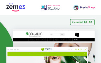 Organic Cosmetics - Make Up Store Template PrestaShop Theme