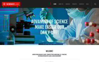 Science Lab WordPress Theme