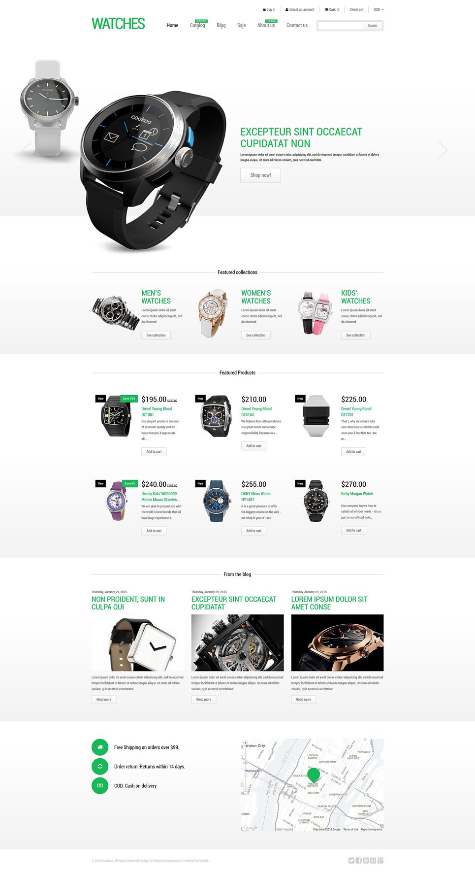 Stylish Watches Shopify Theme New Screenshots BIG