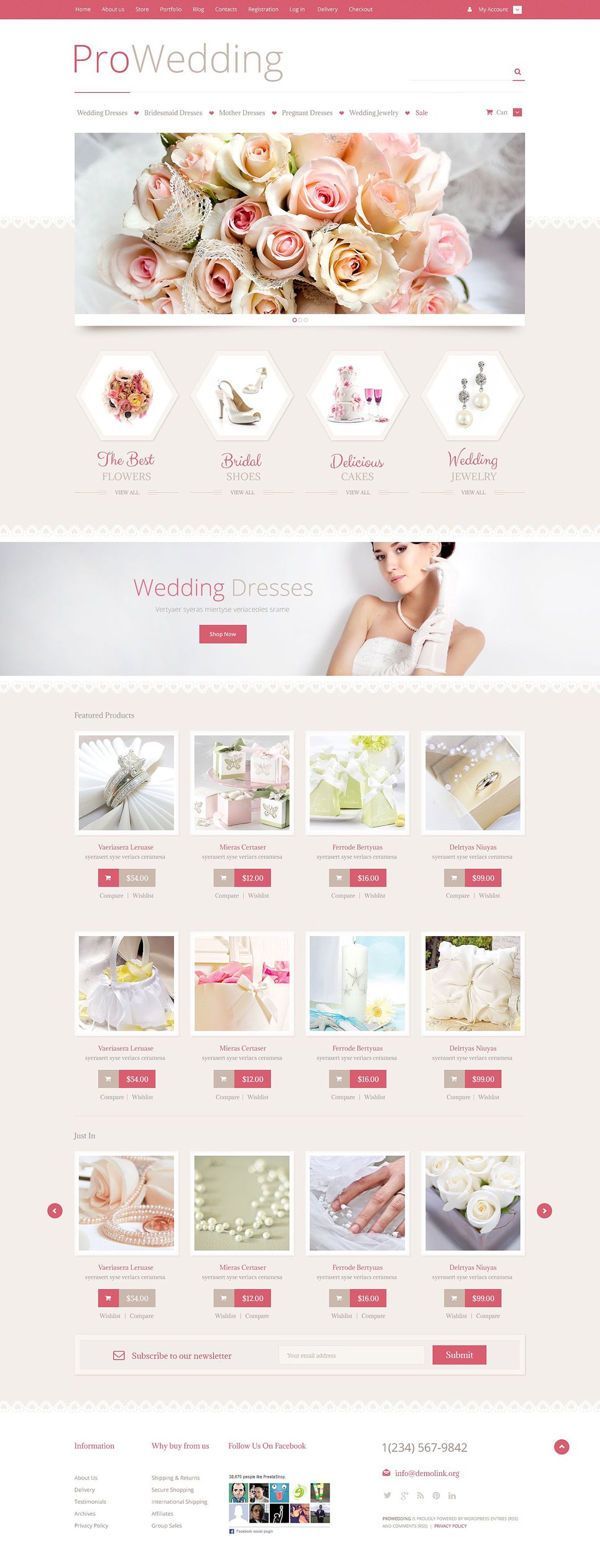 Wedding Store WooCommerce Theme New Screenshots BIG