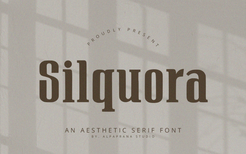 Silquora - Aesthetic Serif Font