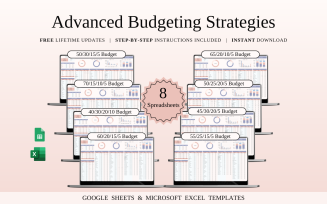 Advanced Budgeting Strategies | Spreadsheet Templates Excel and Google Sheets