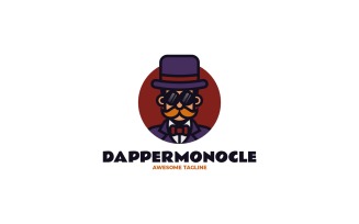 Gentleman Mascot Logo Design