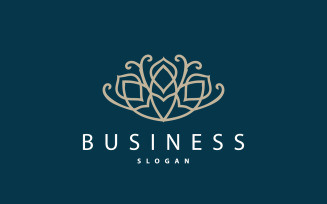 Lotus Logo Flower Plant Vector V3
