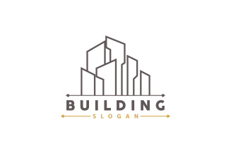 Building Real Estate Construction Logo V10