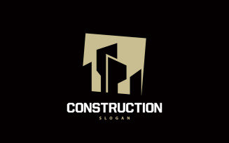 Building Real Estate Construction Logo V14