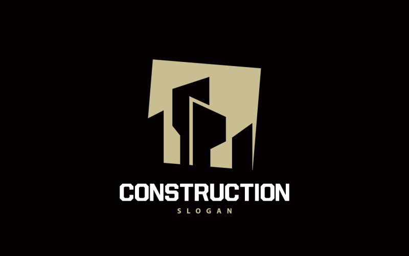 Building Real Estate Construction Logo V14 Logo Template