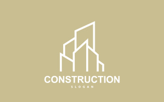Building Real Estate Construction Logo V6