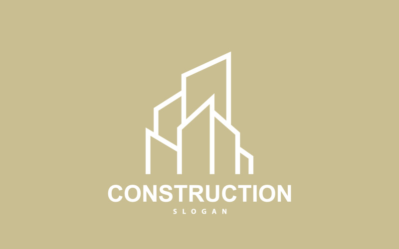 Building Real Estate Construction Logo V6 Logo Template