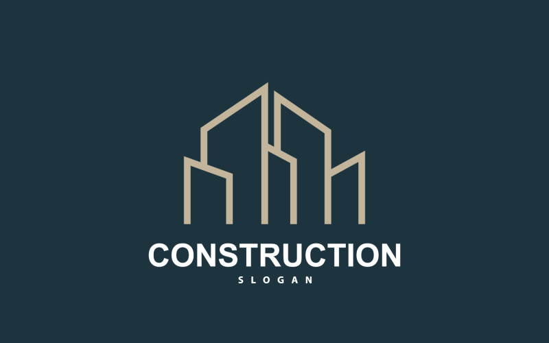 Building Real Estate Construction Logo V7 Logo Template