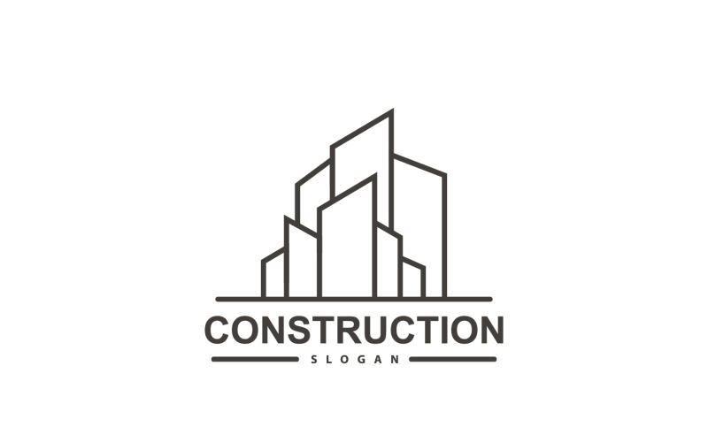Building Real Estate Construction Logo V8 Logo Template