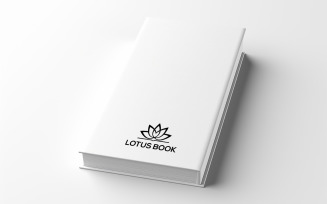 Book cover mockup | blank book cover logo mockup