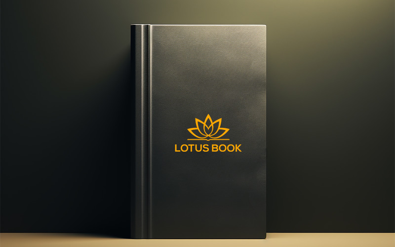 Leather book cover mockup | book cover logo mockup Product Mockup