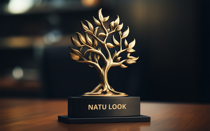 Award mockup design template Product Mockup