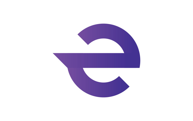 E Logo Design and template V1 Logo Template