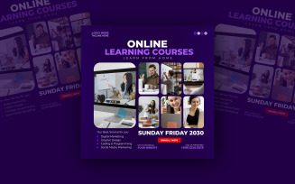 Educational Webinar Social Media Template