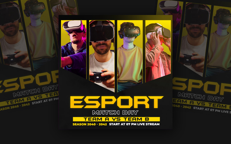 Esports Tournament Social Media Template