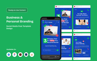 Personal Brand Post Social Media Carousel Design