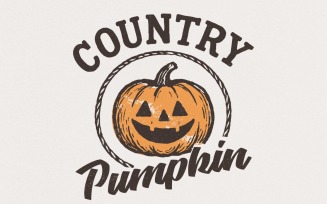 Country Pumpkin PNG, Country Pumpkin Shirt, Fall Halloween Pumpkin PNG, Vintage Pumpkin Clipart,