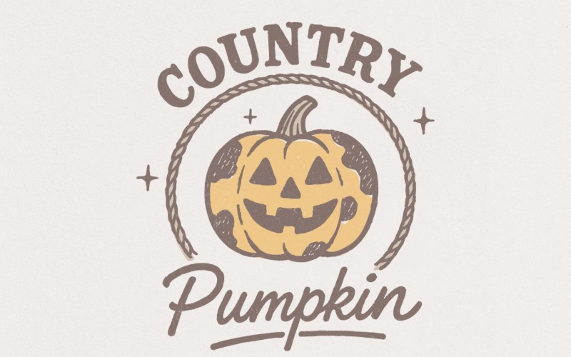 Country Pumpkin PNG, Retro Halloween PNG, Country Pumpkin Decor Shirt, Fall Pumpkin Clipart PNG, Illustration