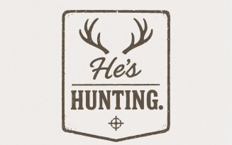 He’s Hunting. Antlers Art PNG, Hunting, Hunting PNG, Deer Hunting, Hunting Printable, Outdoorsman