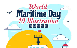 10 World Maritime Day Illustration