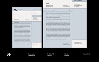 Simple Minimal Letterhead