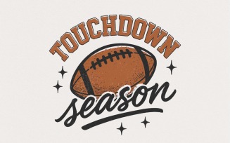 Touchdown Season PNG, Football Mom PNG, Game Day Team Spirit, Fall Football Download, Sublimation