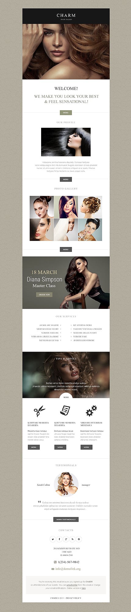Newsletter Main Screenshot