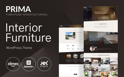 Interior Furniture WordPress Theme - Prima