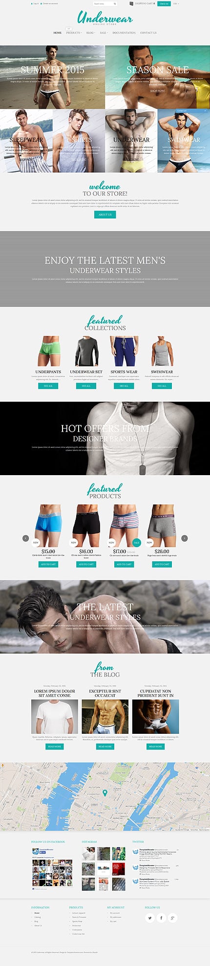 Underwear Store Shopify Free Sample