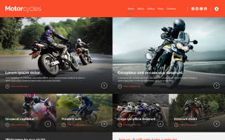 Motocross Website Template