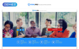 HTML PRO - IT Company Clean HTML Bootstrap Motyw Landing Page Mały zrzut ekranu Responsywny szablon Landing Page HTML PRO - IT Company Clean HTML #53178