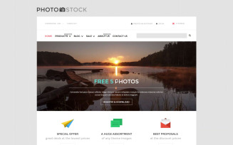 Stock Photo Responsive Shopify Theme