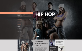 Street Dance Website Template