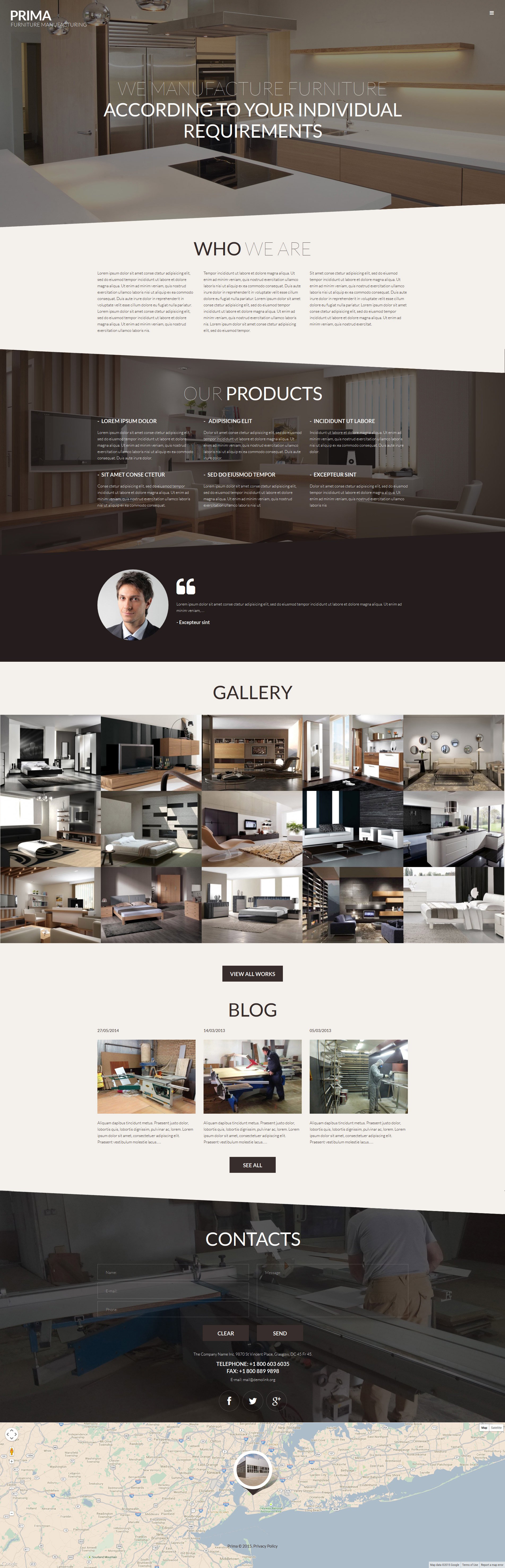 Tema De WordPress "Interior Furniture" #53145 - captura de pantalla