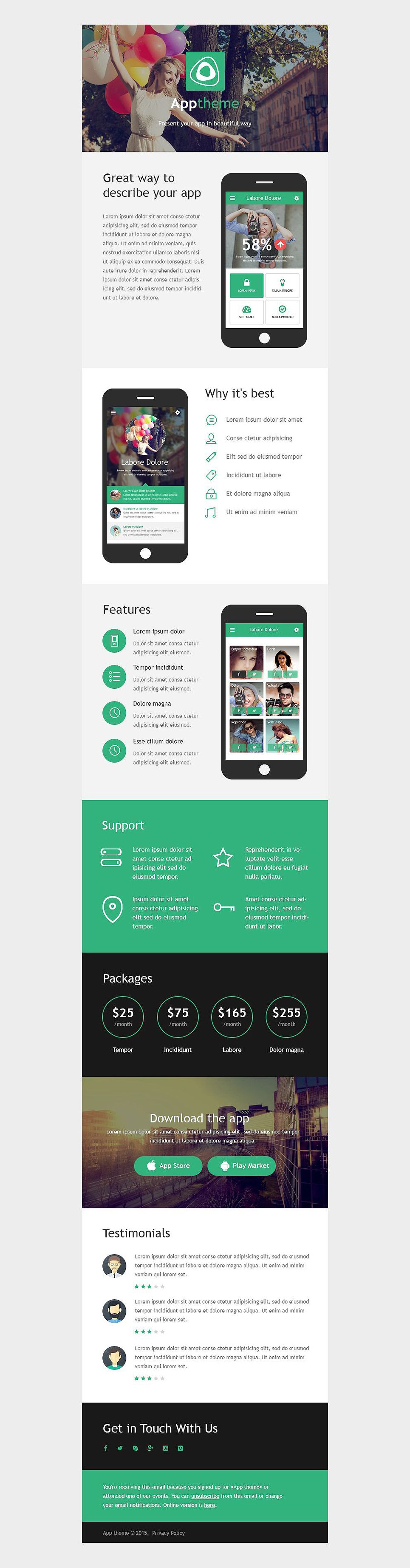 Web Development Responsive Newsletter Template New Screenshots BIG