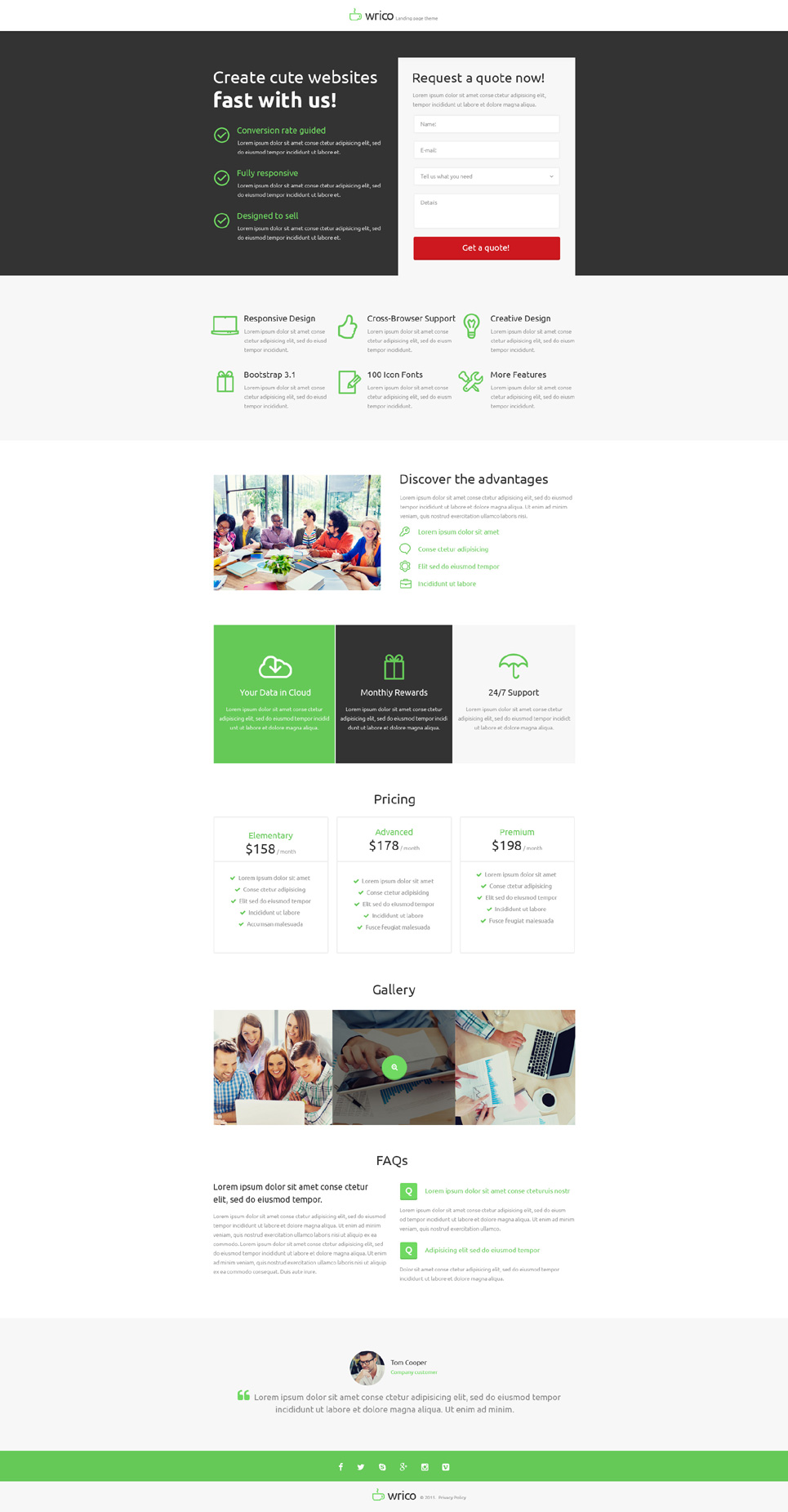 Web Development Unbounce Template New Screenshots BIG