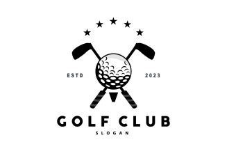 Golf Logo Ball Game Sport Club V10