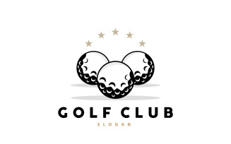 Golf Logo Ball Game Sport Club V12