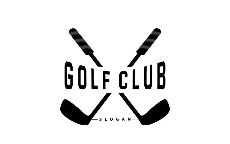 Golf Logo Ball Game Sport Club V17 Logo Template
