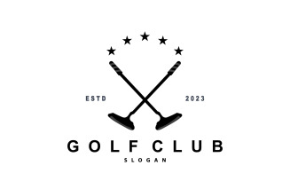 Golf Logo Ball Game Sport Club V3